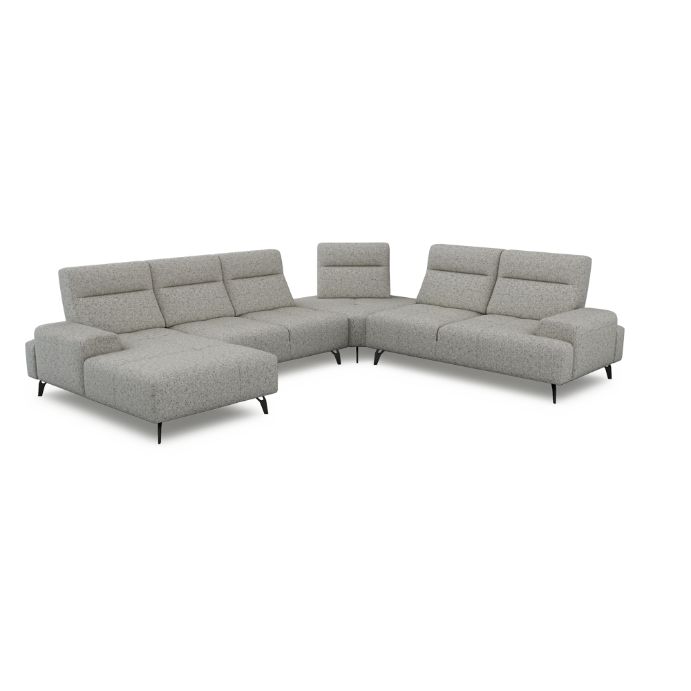 CERVIA – Modular Push-Back Sofa (Corner)