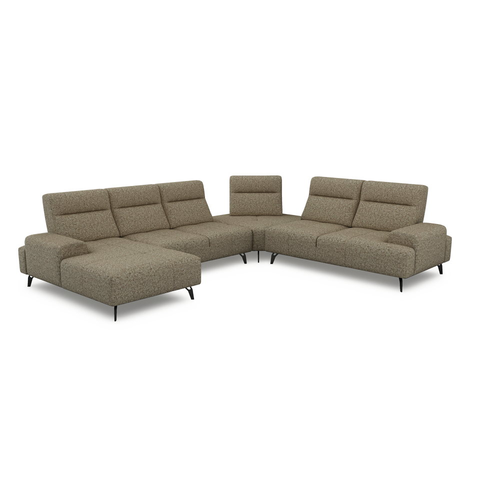CERVIA – Modular Push-Back Sofa (Corner)