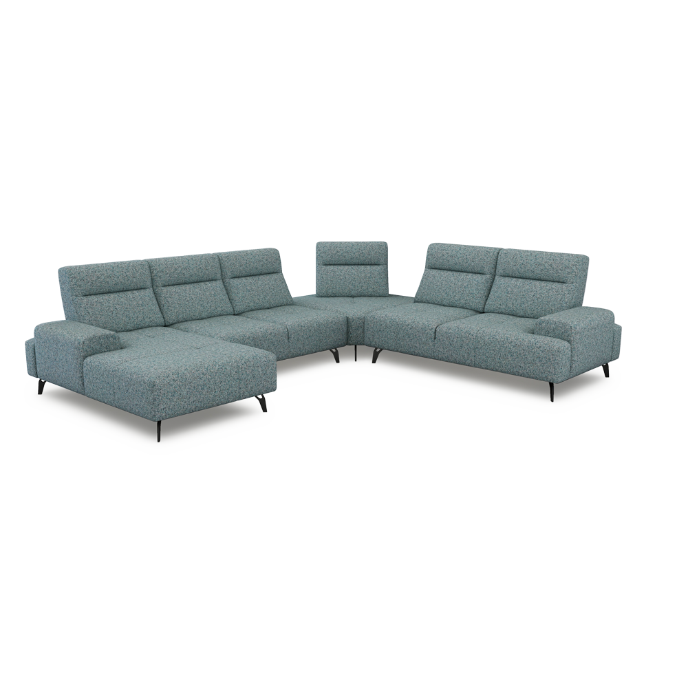 CERVIA – Modular Push-Back Sofa (Corner)