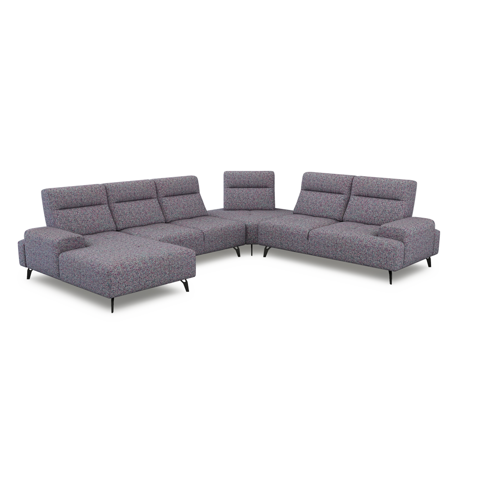 CERVIA – Modular Push-Back Sofa (Corner)