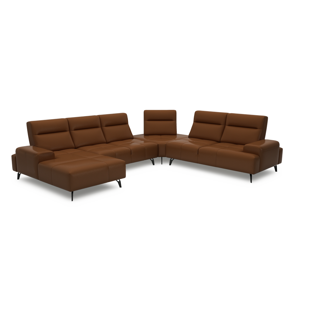 CERVIA – Modular Push-Back Sofa (Corner)
