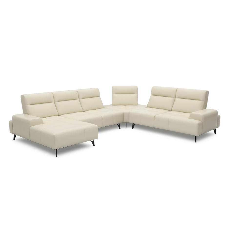 CERVIA – Modular Push-Back Sofa (Corner)