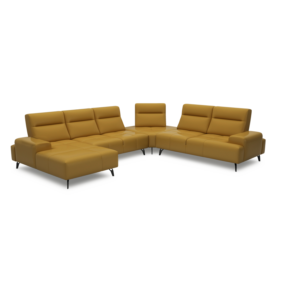 CERVIA – Modular Push-Back Sofa (Corner)