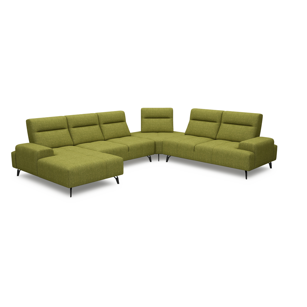 CERVIA – Modular Push-Back Sofa (Corner)