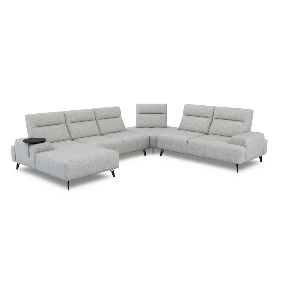 CERVIA – Modular Push-Back Sofa (Corner)