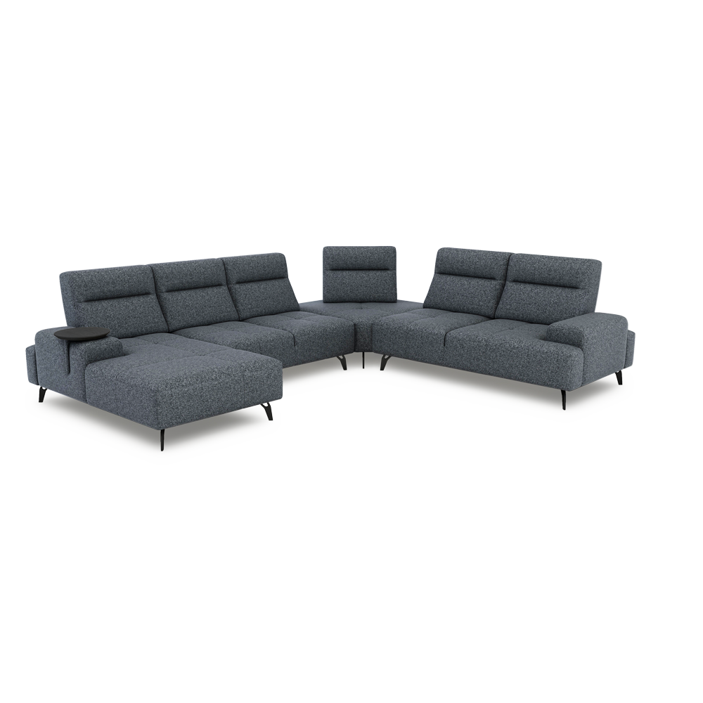 CERVIA – Modular Push-Back Sofa (Corner)