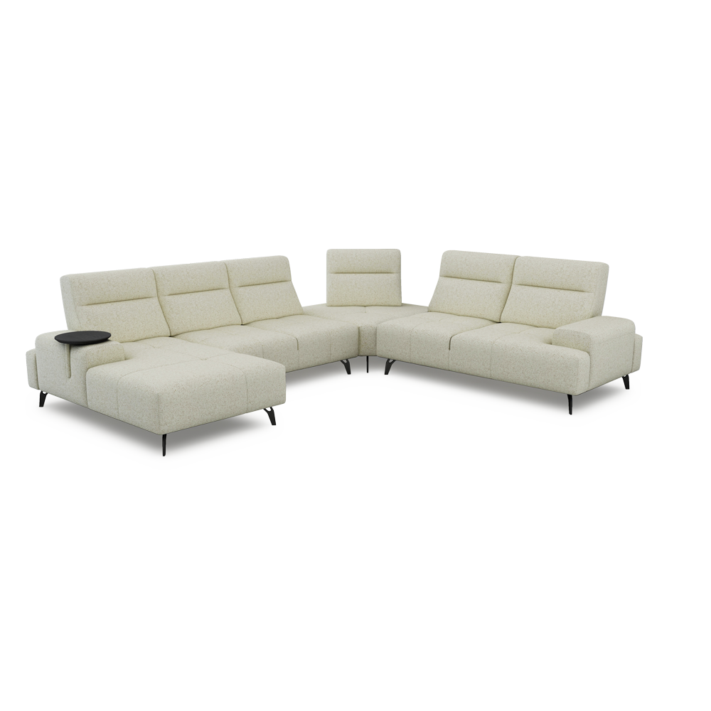 CERVIA – Modular Push-Back Sofa (Corner)