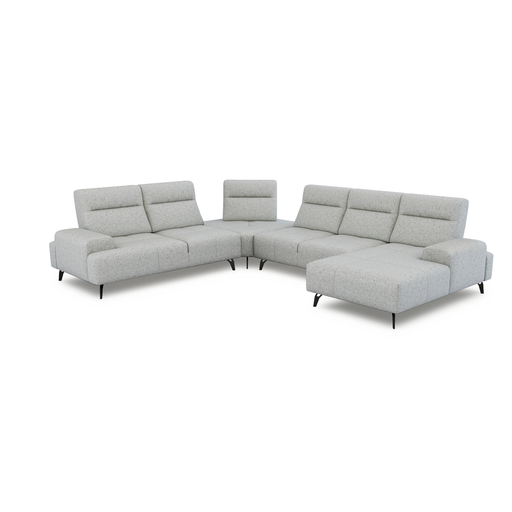 CERVIA – Modular Push-Back Sofa (Corner)