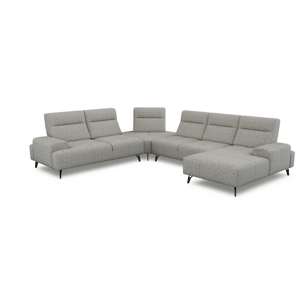 CERVIA – Modular Push-Back Sofa (Corner)