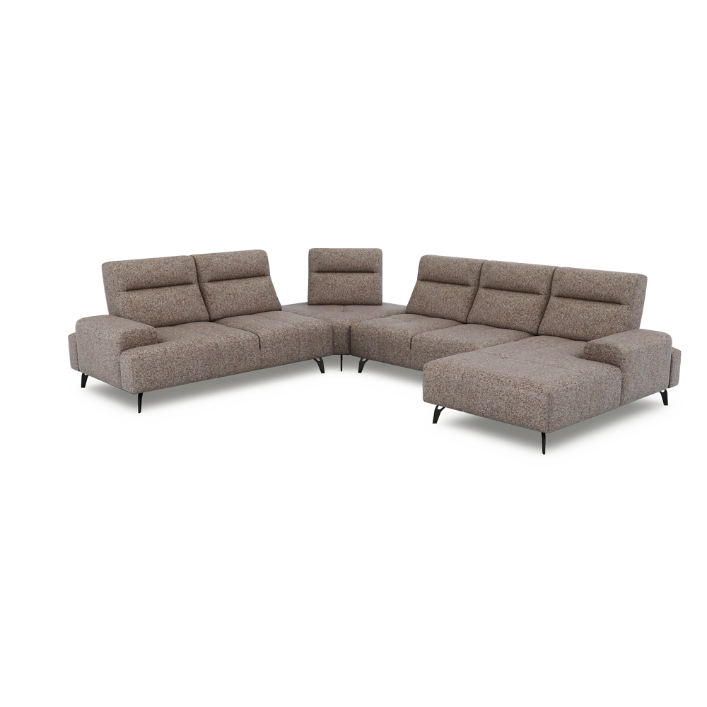 CERVIA – Modular Push-Back Sofa (Corner)