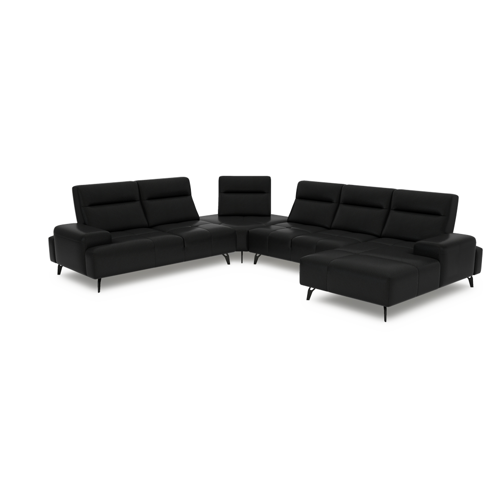 CERVIA – Modular Push-Back Sofa (Corner)