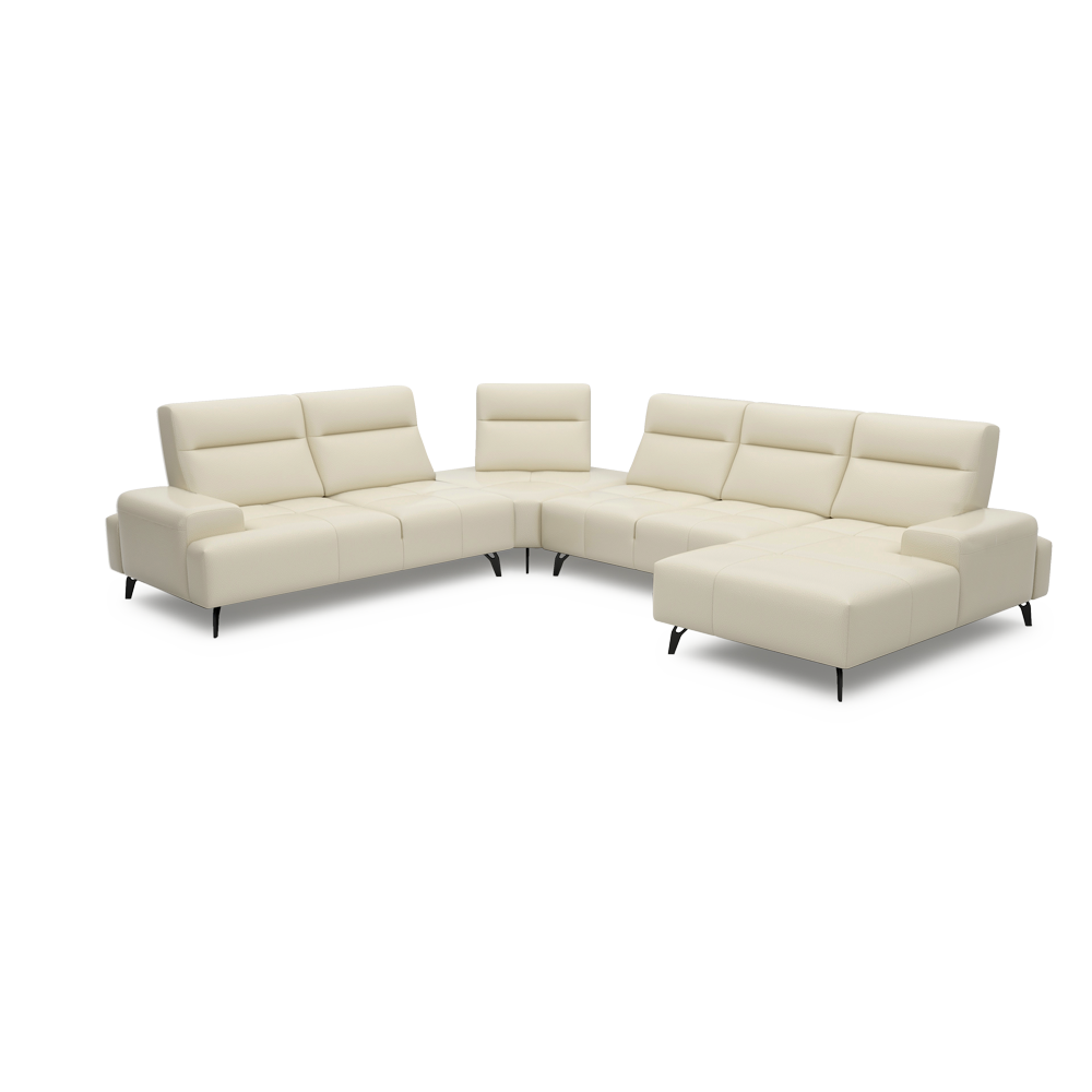 CERVIA – Modular Push-Back Sofa (Corner)