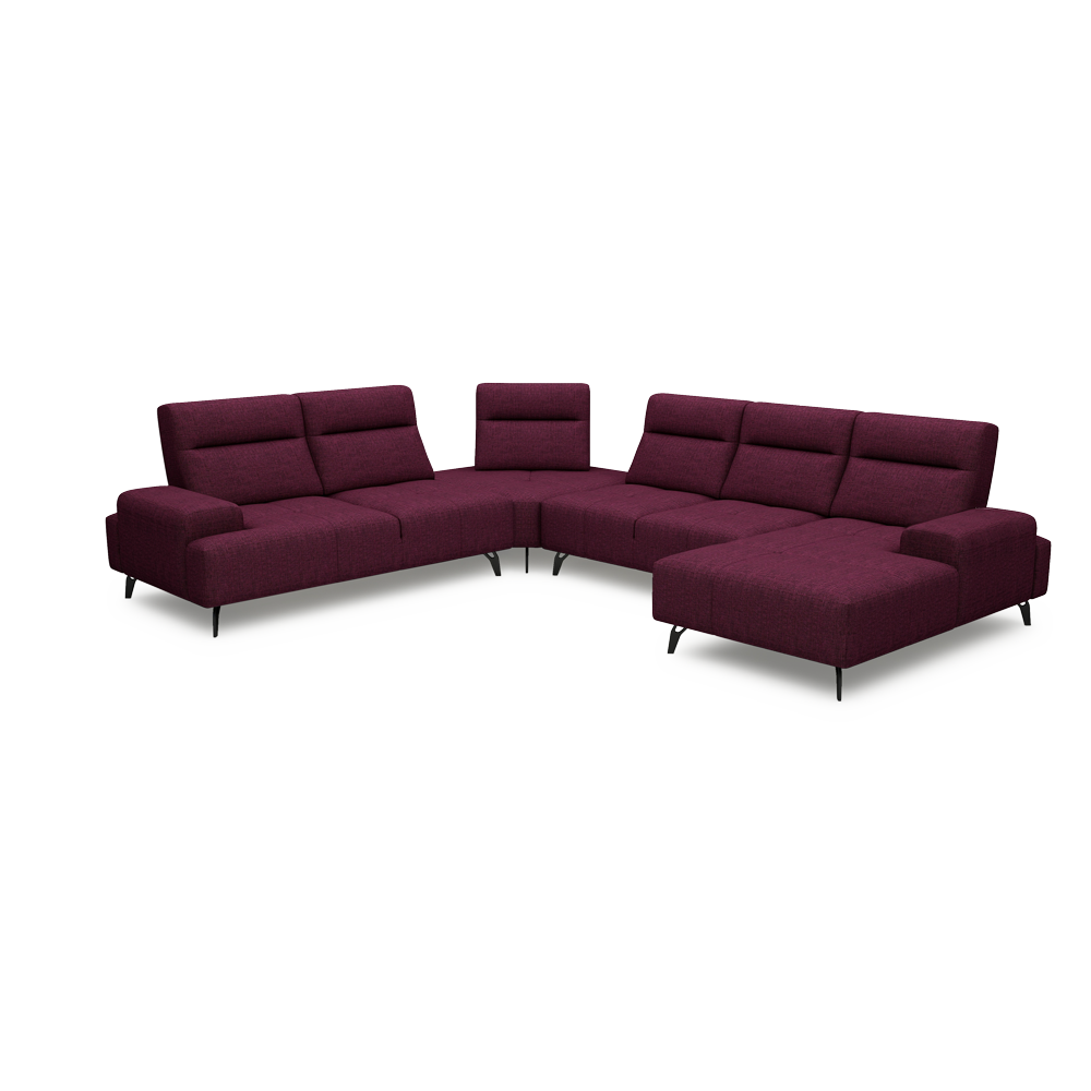 CERVIA – Modular Push-Back Sofa (Corner)