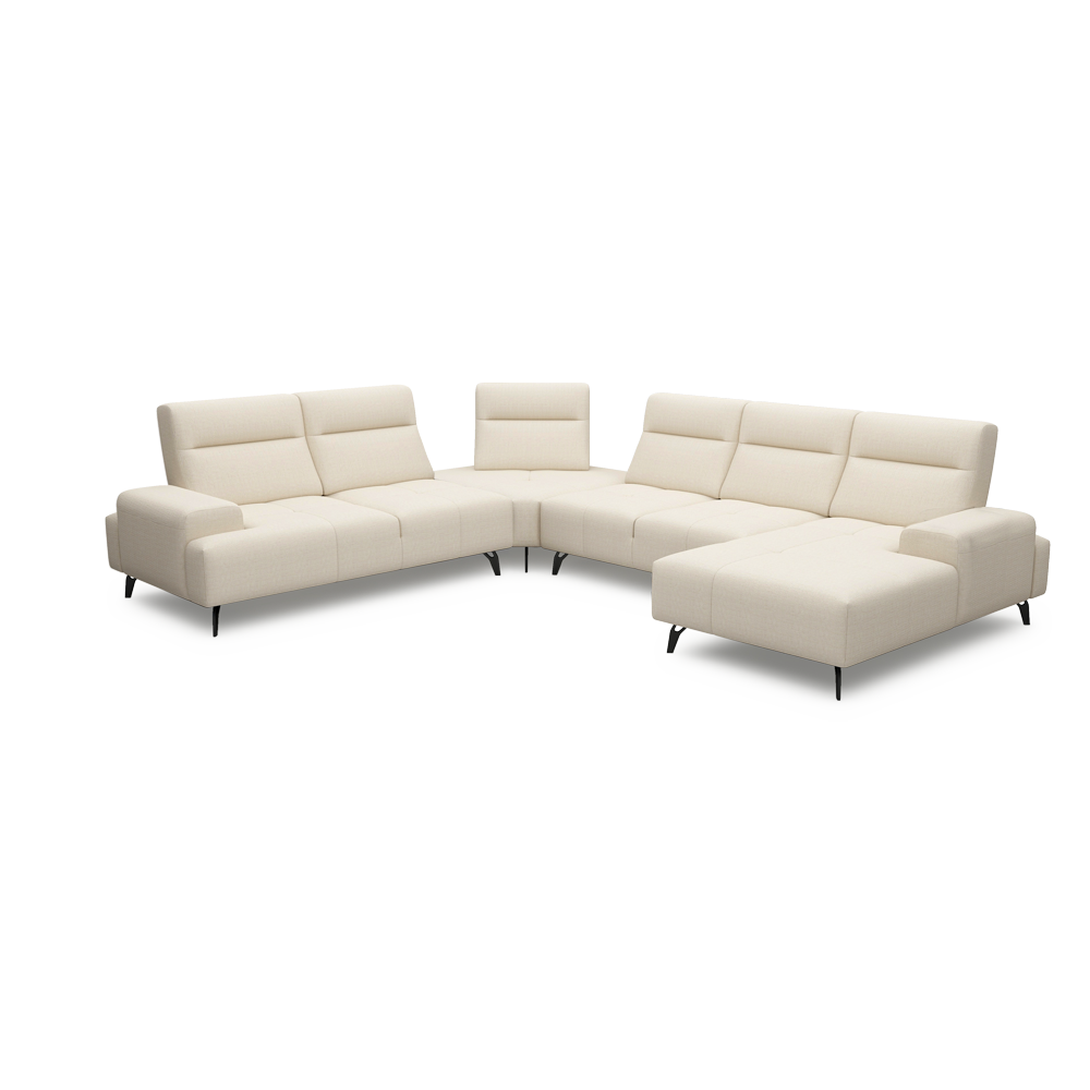 CERVIA – Modular Push-Back Sofa (Corner)