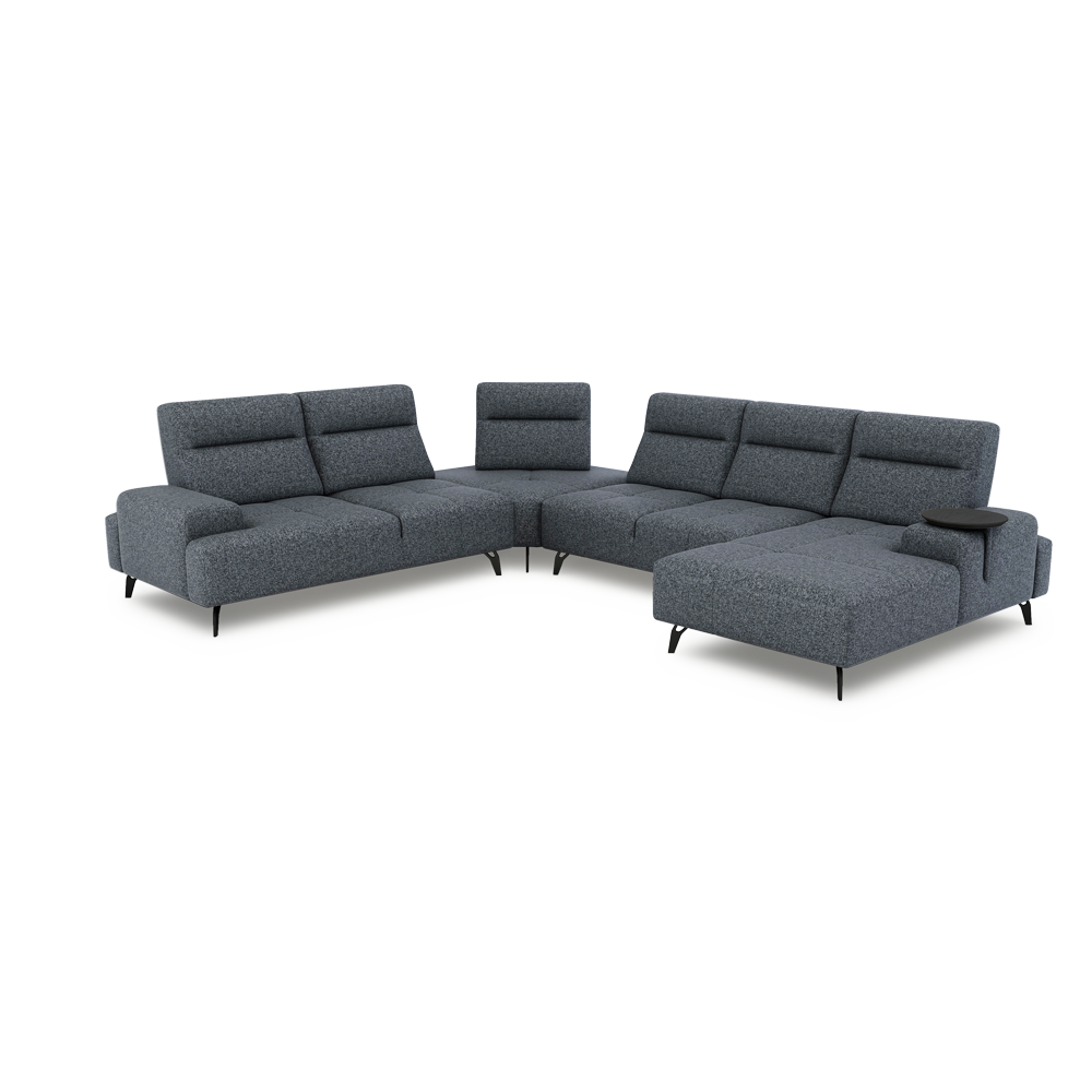 CERVIA – Modular Push-Back Sofa (Corner)