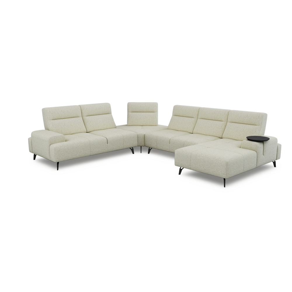 CERVIA – Modular Push-Back Sofa (Corner)