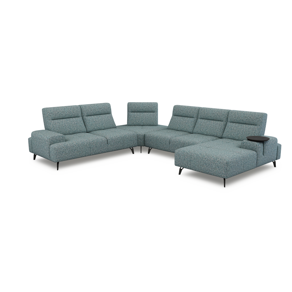 CERVIA – Modular Push-Back Sofa (Corner)