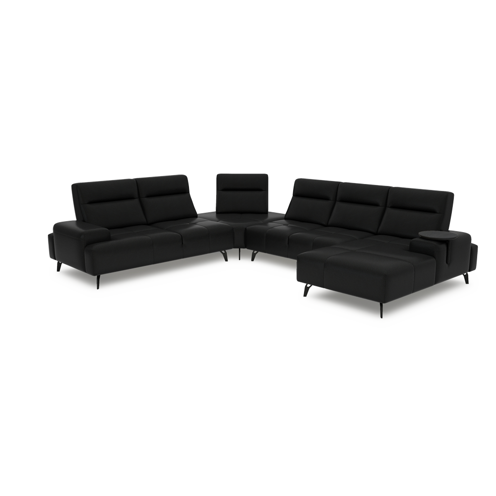 CERVIA – Modular Push-Back Sofa (Corner)