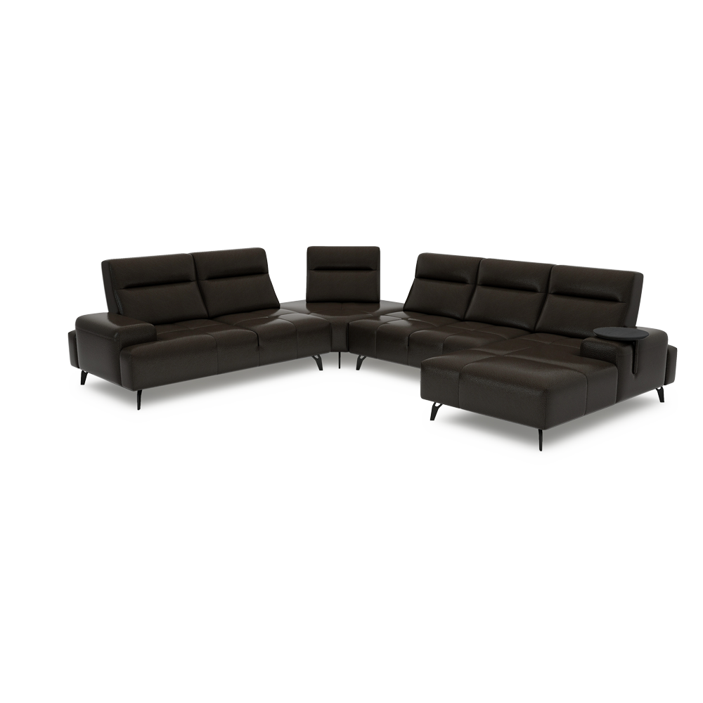 CERVIA – Modular Push-Back Sofa (Corner)