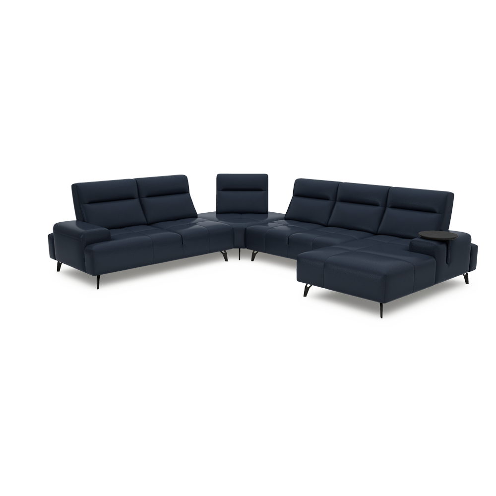 CERVIA – Modular Push-Back Sofa (Corner)