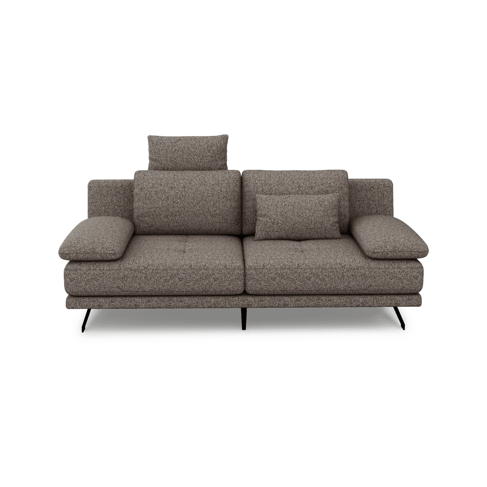 LUPANA – 3-Seater Sofa with Adjustable Seat & Removable Headrest