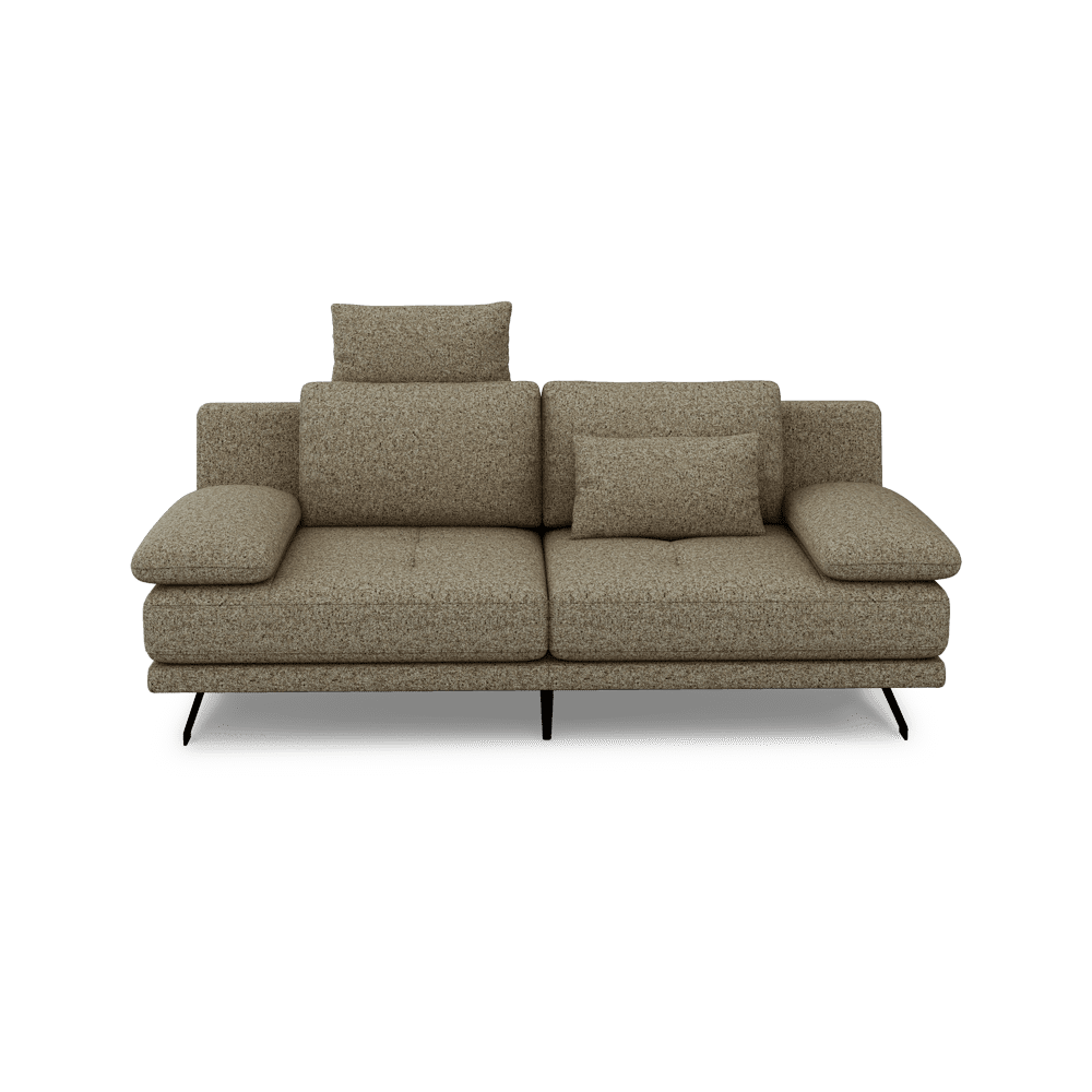 LUPANA – 3-Seater Sofa with Adjustable Seat & Removable Headrest