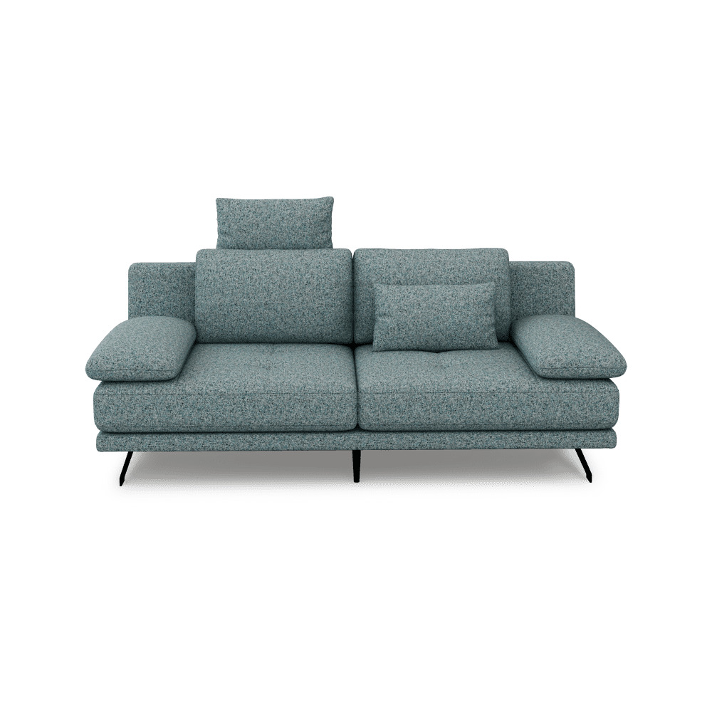 LUPANA – 3-Seater Sofa with Adjustable Seat & Removable Headrest