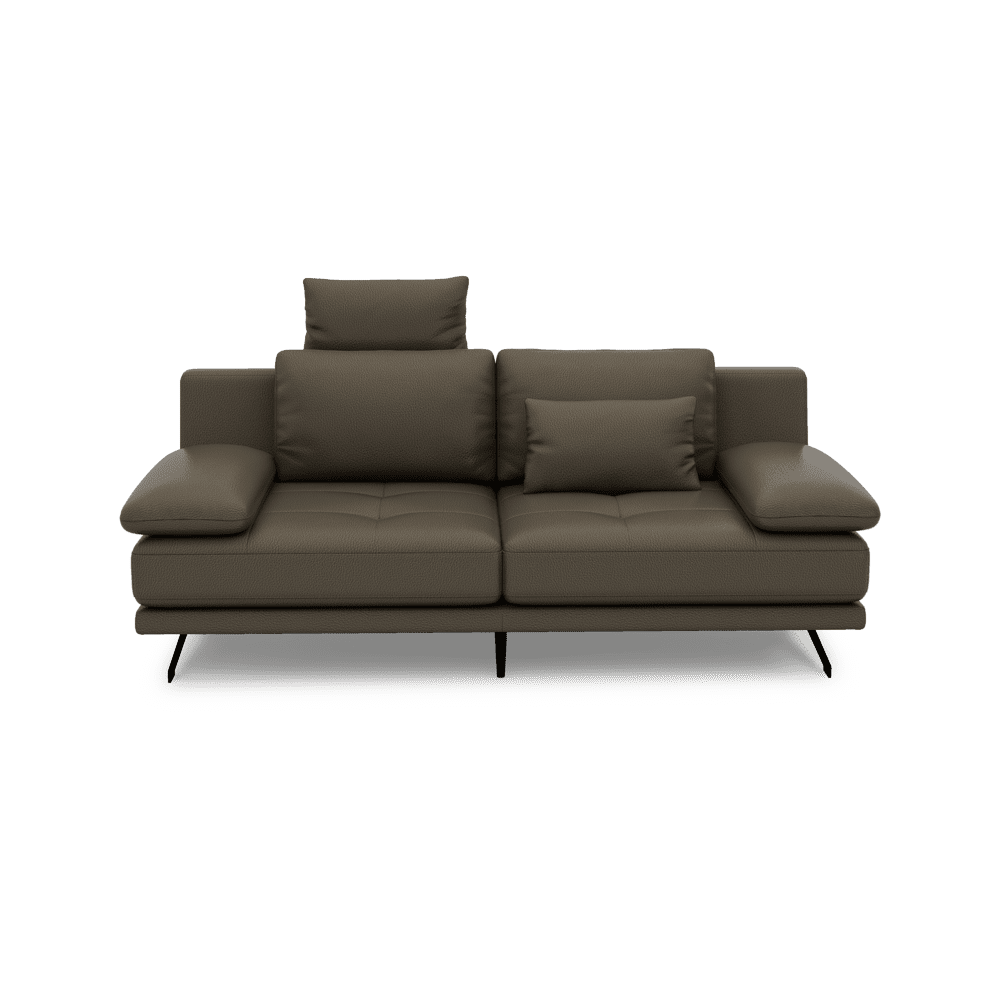 LUPANA – 3-Seater Sofa with Adjustable Seat & Removable Headrest