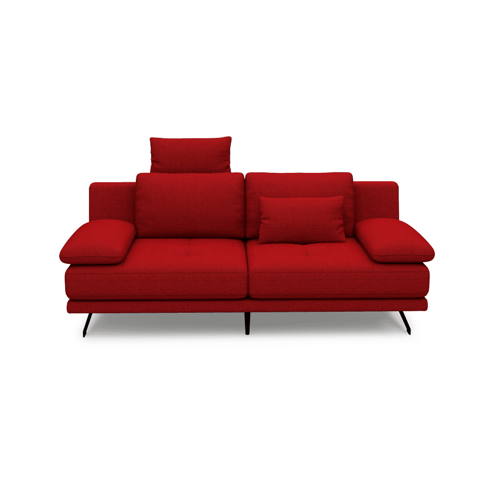 LUPANA – 3-Seater Sofa with Adjustable Seat & Removable Headrest