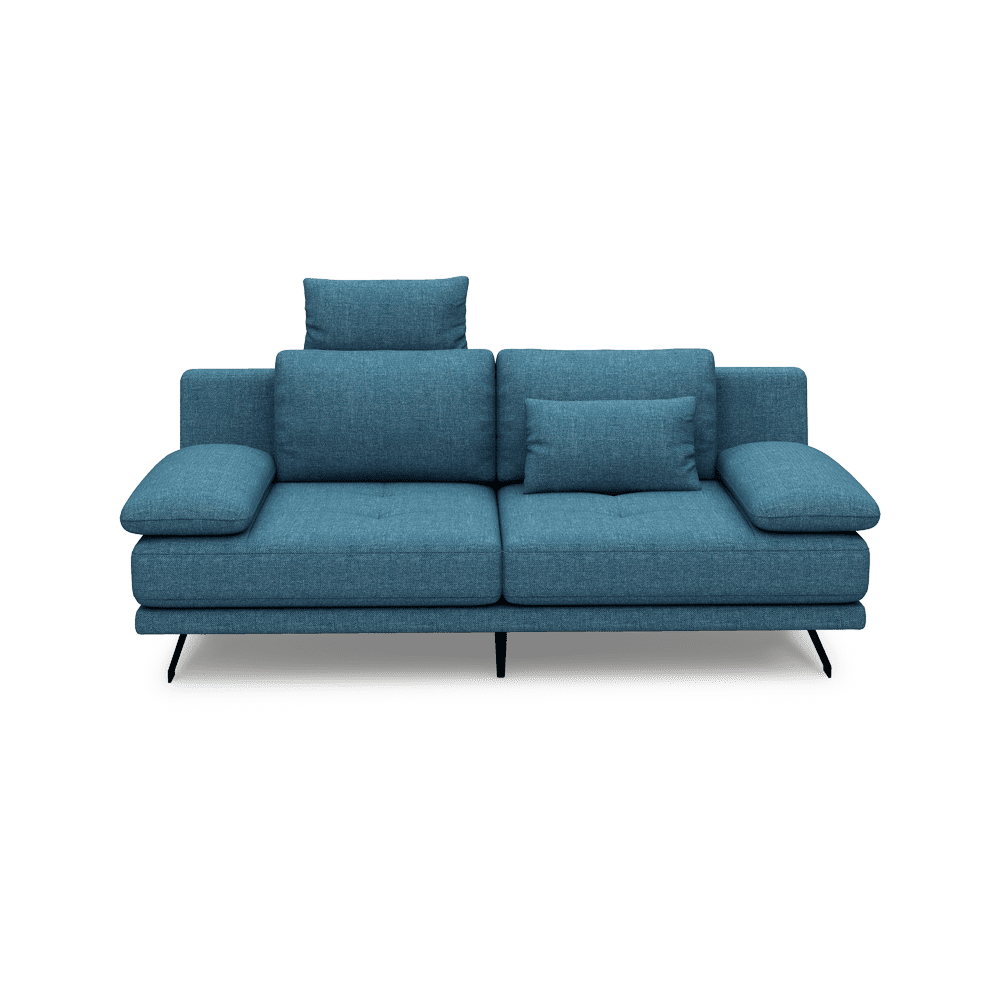 LUPANA – 3-Seater Sofa with Adjustable Seat & Removable Headrest