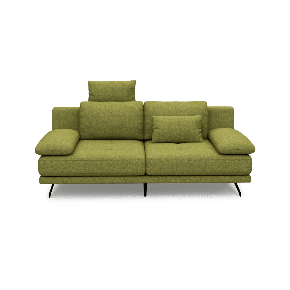LUPANA – 3-Seater Sofa with Adjustable Seat & Removable Headrest