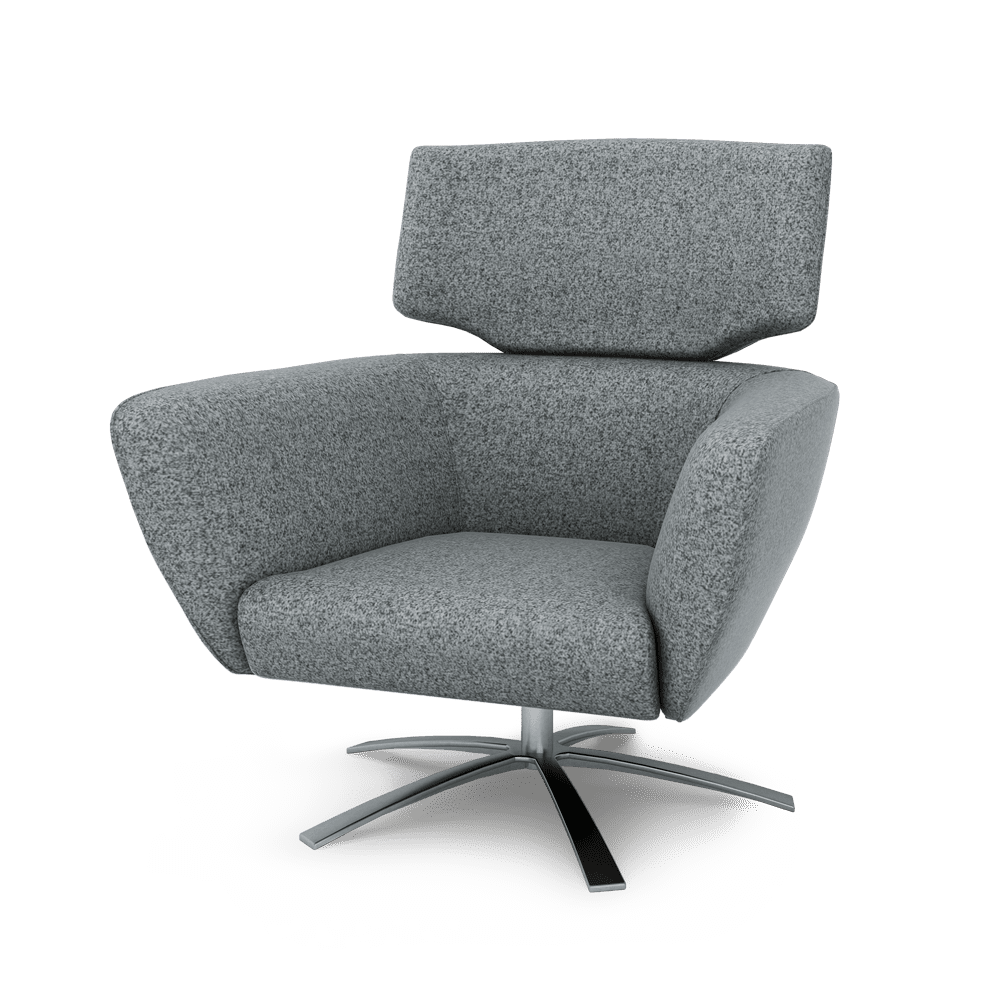 CYNOS – Swivel Fabric Armchair