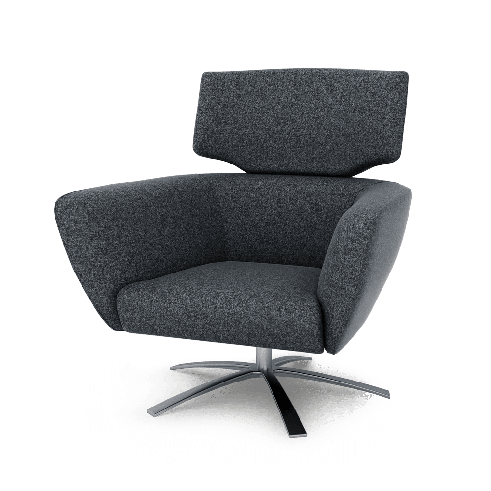 CYNOS – Swivel Fabric Armchair