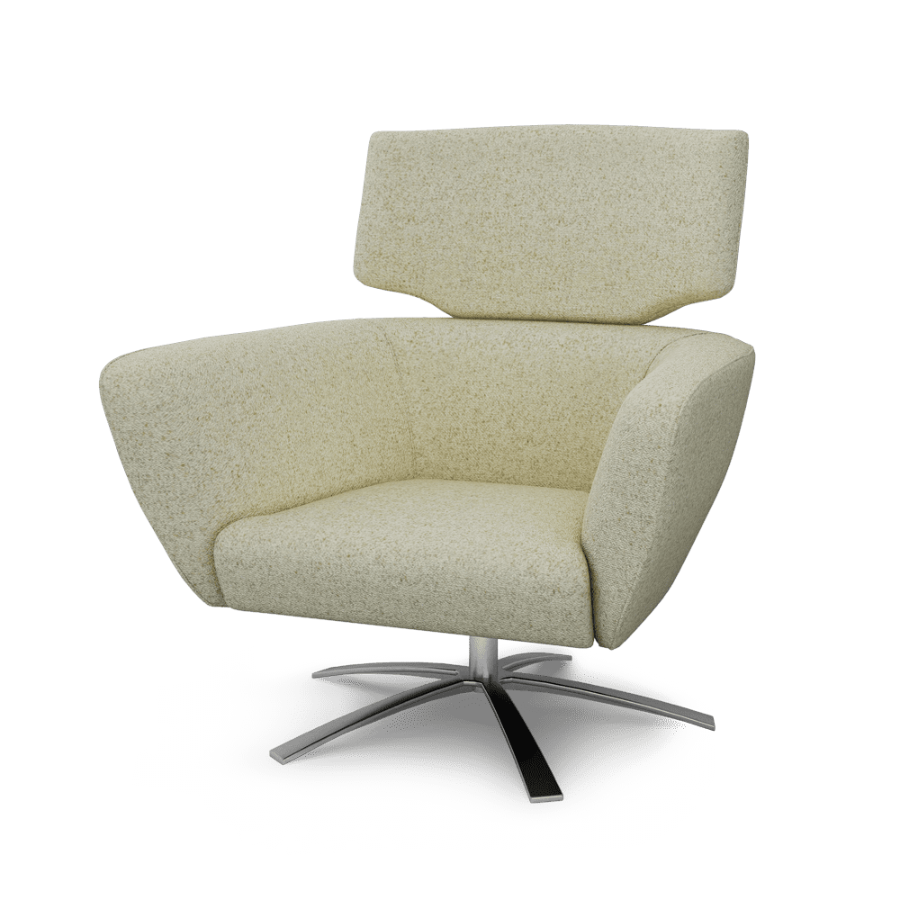 CYNOS – Swivel Fabric Armchair