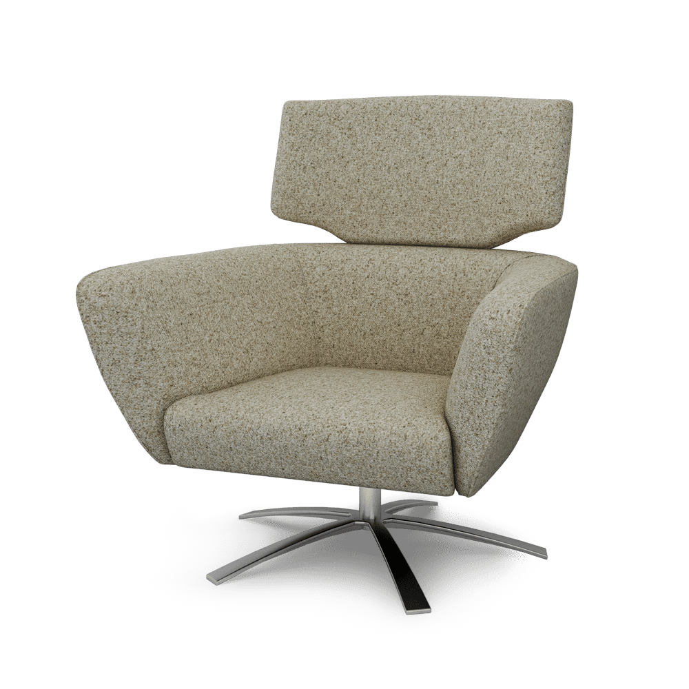 CYNOS – Swivel Fabric Armchair