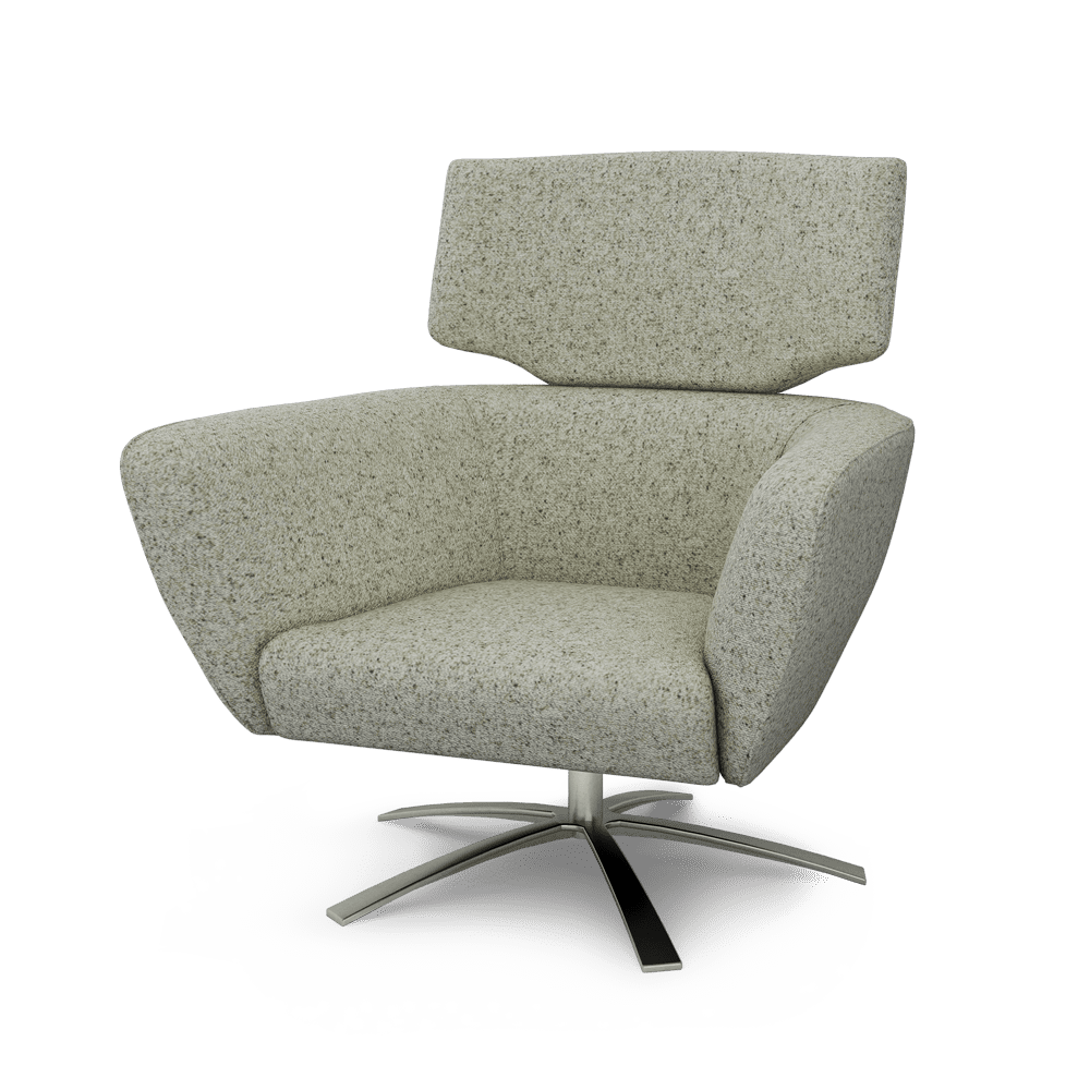 CYNOS – Swivel Fabric Armchair