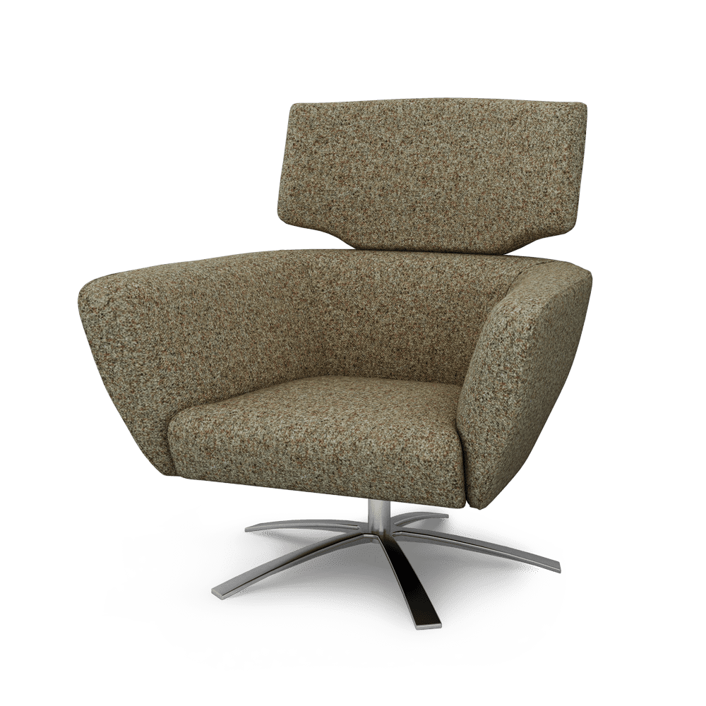 CYNOS – Swivel Fabric Armchair