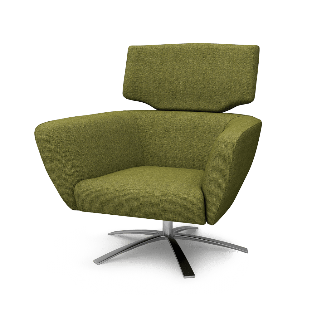 CYNOS – Swivel Fabric Armchair