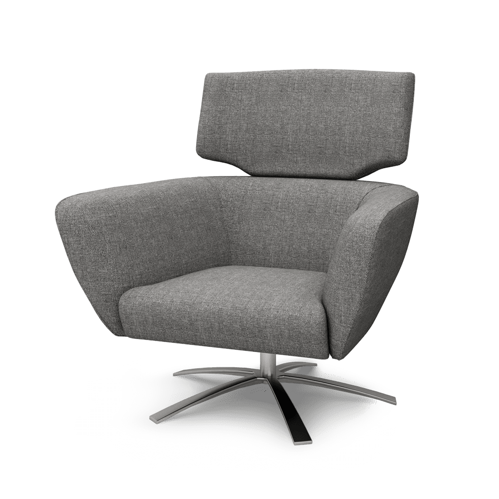 CYNOS – Swivel Fabric Armchair