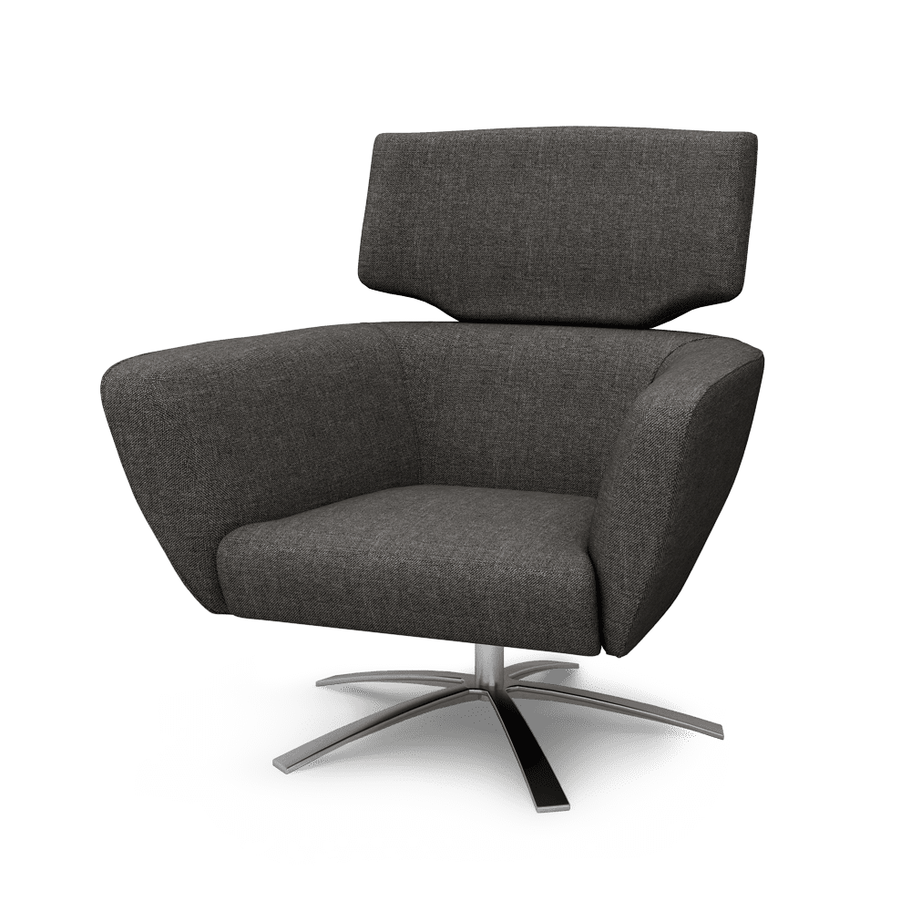 CYNOS – Swivel Fabric Armchair