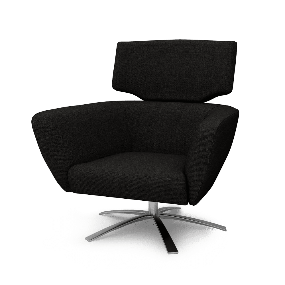 CYNOS – Swivel Fabric Armchair