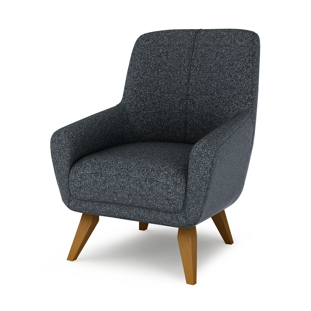 ICORR - Fabric / Leather Armchair