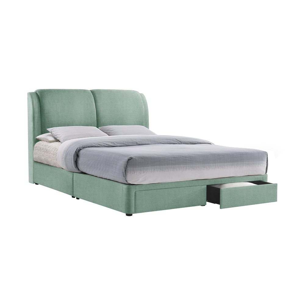 ALFRED - Mix & Match Divan Bed Frame (with drawer) - Single / Super Single / Queen / King