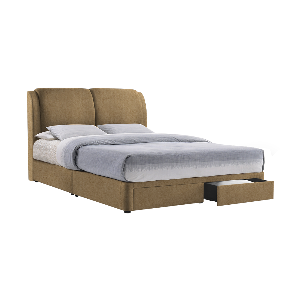 ALFRED - Mix & Match Divan Bed Frame (with drawer) - Single / Super Single / Queen / King