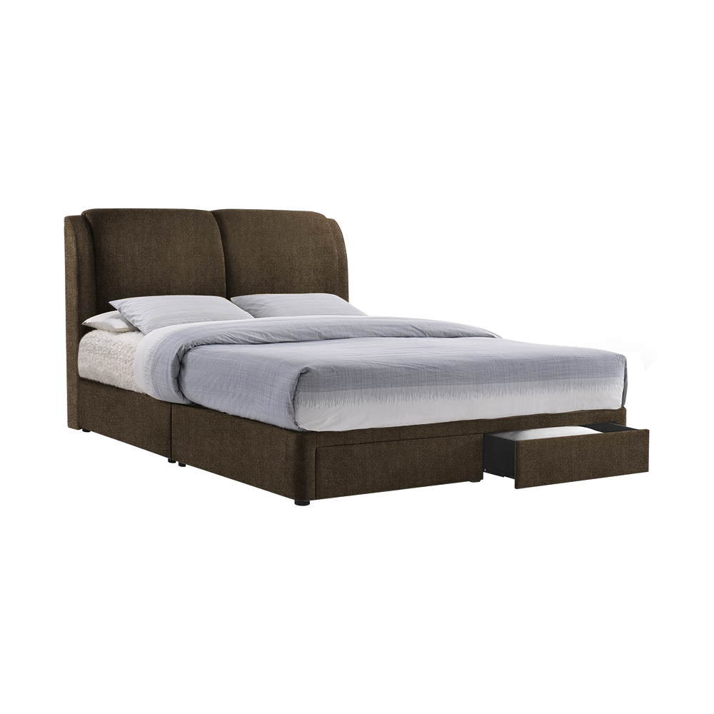 ALFRED - Mix & Match Divan Bed Frame (with drawer) - Single / Super Single / Queen / King