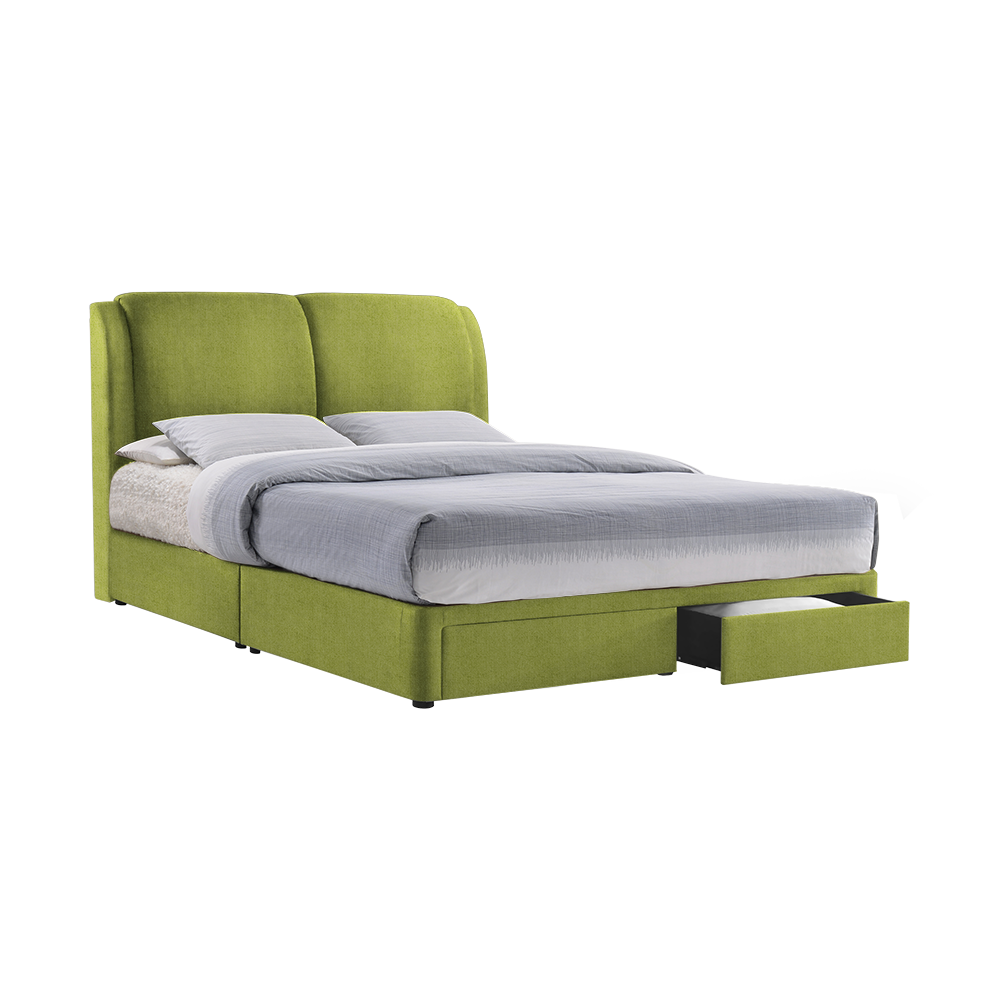 ALFRED - Mix & Match Divan Bed Frame (with drawer) - Single / Super Single / Queen / King