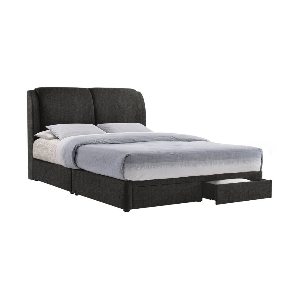 ALFRED - Mix & Match Divan Bed Frame (with drawer) - Single / Super Single / Queen / King