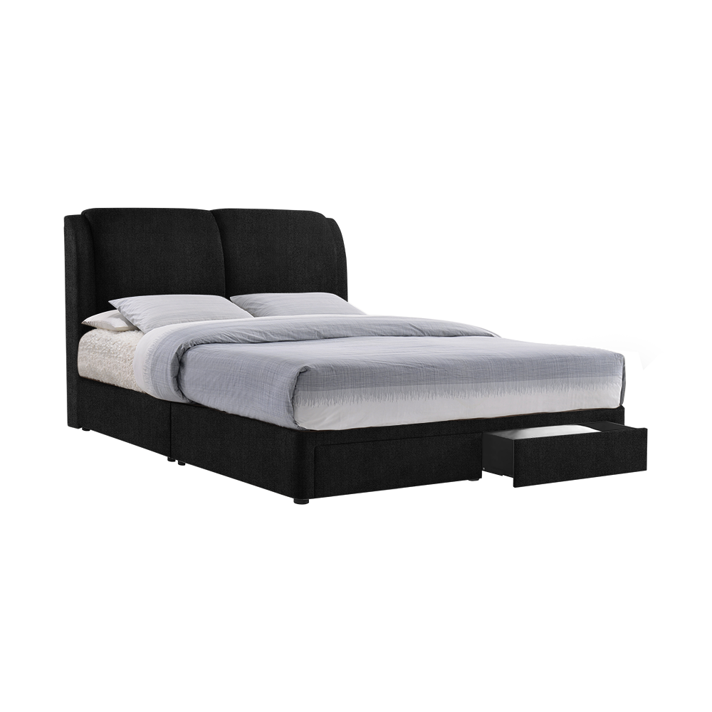 ALFRED - Mix & Match Divan Bed Frame (with drawer) - Single / Super Single / Queen / King