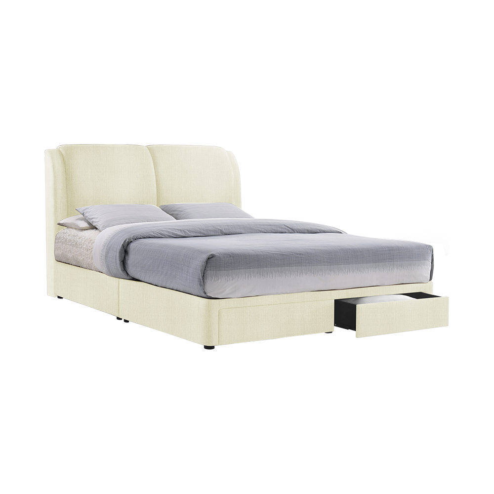 ALFRED - Mix & Match Divan Bed Frame (with drawer) - Single / Super Single / Queen / King