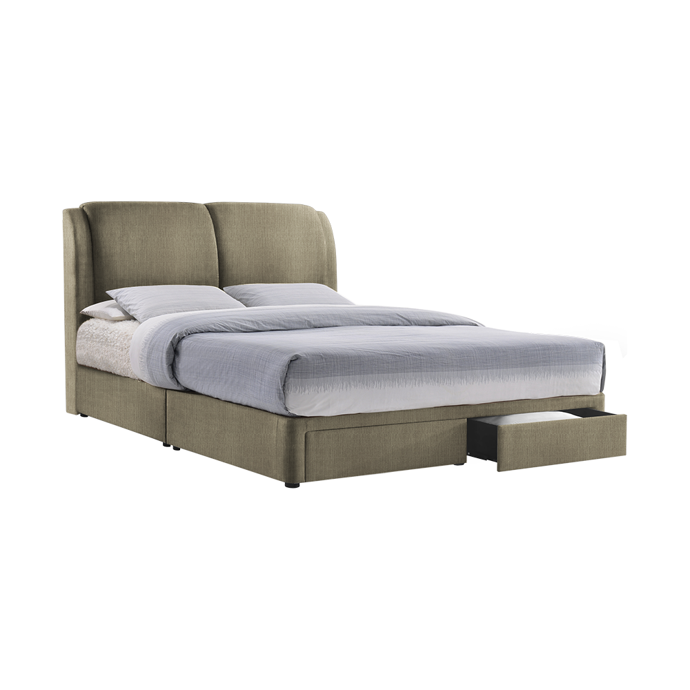 ALFRED - Mix & Match Divan Bed Frame (with drawer) - Single / Super Single / Queen / King